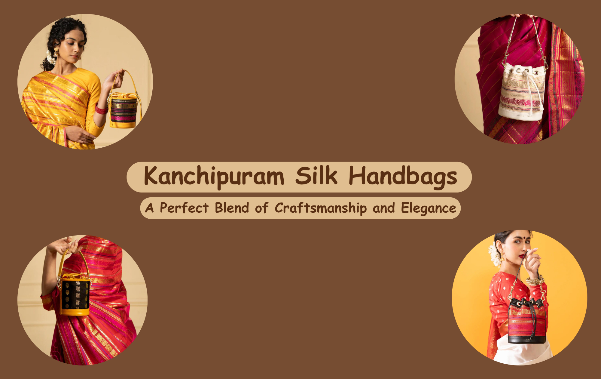 Kanchipuram Silk Handbags: A Perfect Blend of Craftsmanship and Elegance