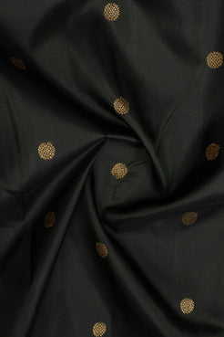Bottle green temple border  pure kanchipuram silk saree