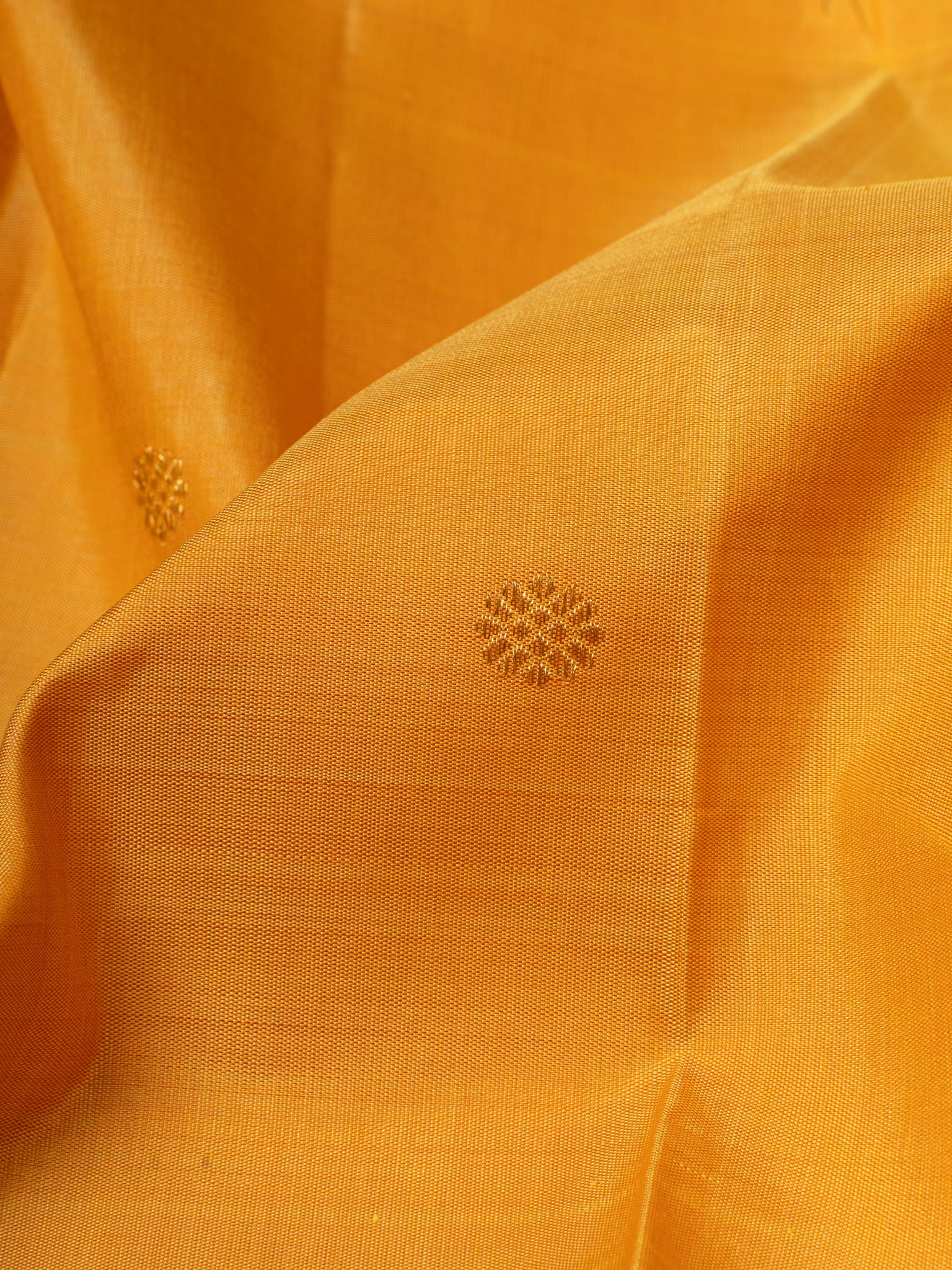 Yellow and magenta pure Kanchipuram silk saree