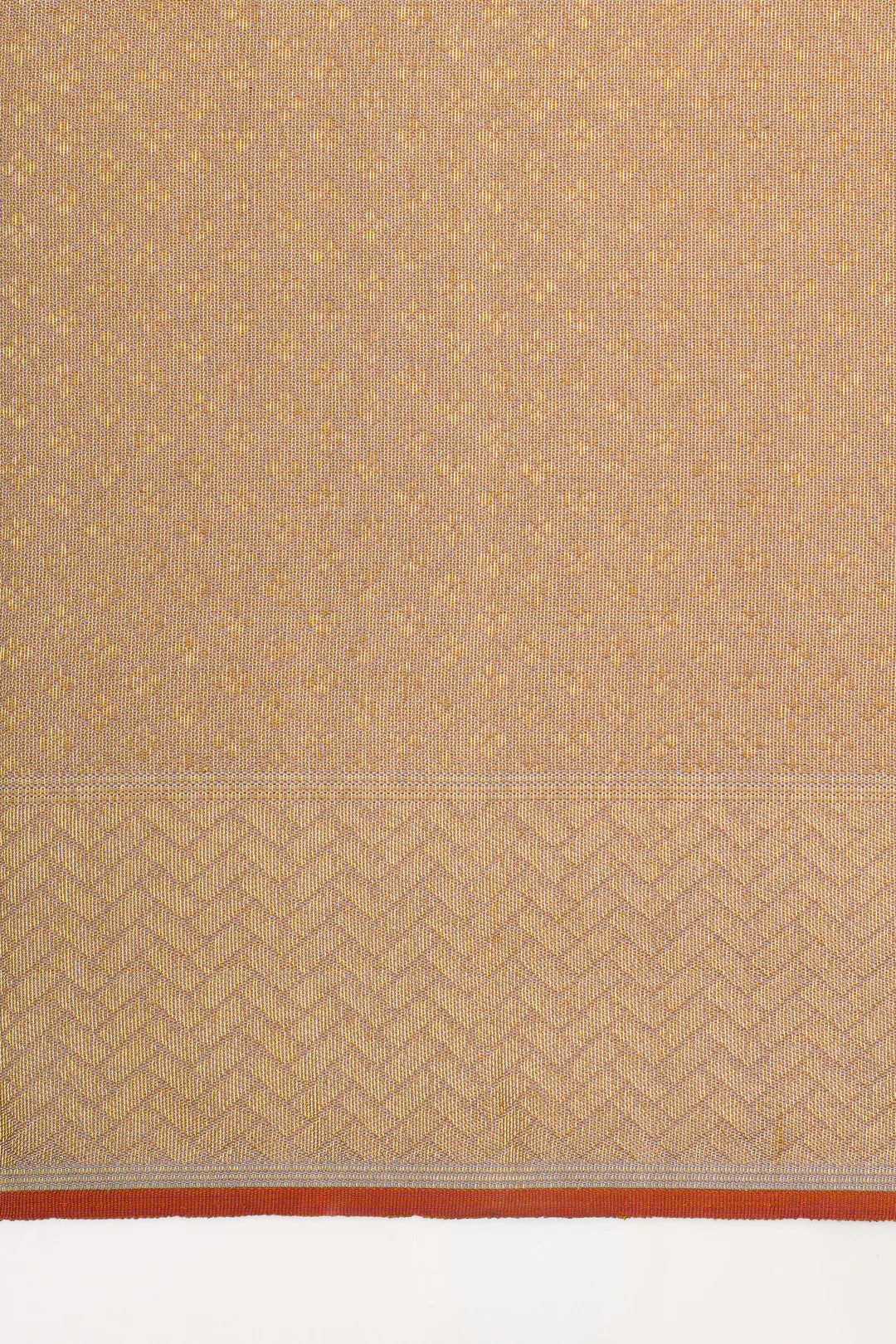 Champagne Gold Brocade Pure Kanchipuram Silk Saree