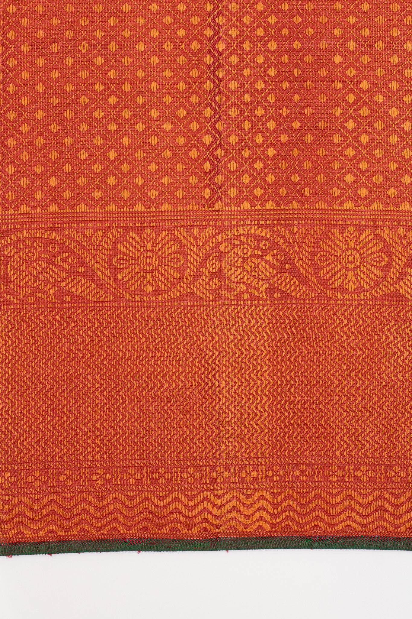 Red thread brocade Pattu pettu pure kanchipuram silk saree