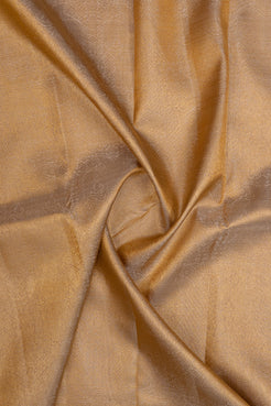 Champagne gold iruthalaipakshi brocade pure kanchipuram silk saree