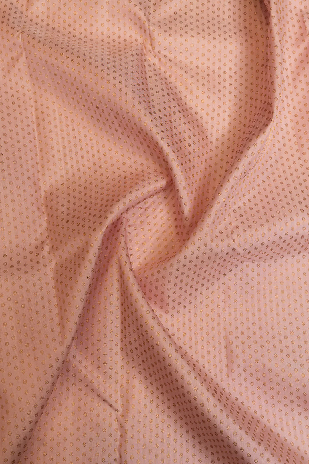 Cherry Pink and purple buttis pure Kanchipuram silk saree